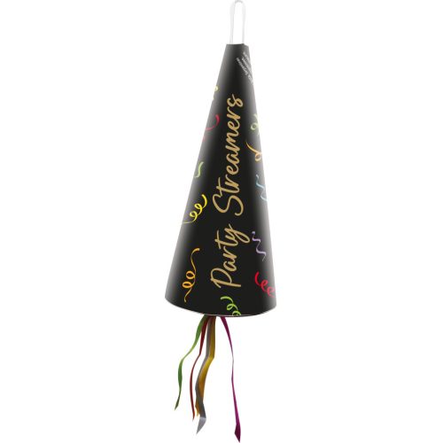 Színes Multicolor szerpentín kilövő