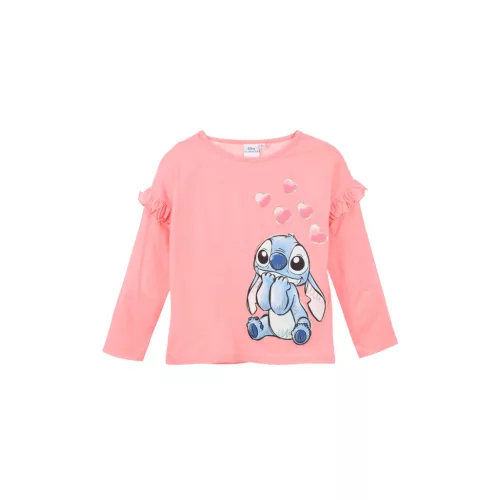 Disney Lilo és Stitch, A csillagkutya Cutie gyerek hosszú póló, felső 3 - 8 év / 98 - 128 cm