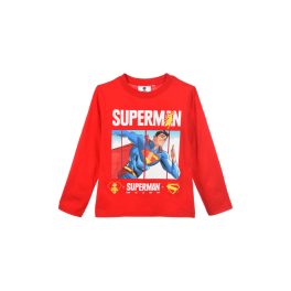  Superman Red gyerek hosszú póló, felső 4 - 10 év / 104 - 140 cm