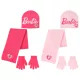 Barbie Pink gyerek sapka + sál + kesztyű szett 52-54 cm