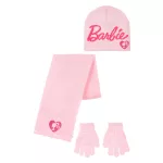 Barbie Pink gyerek sapka + sál + kesztyű szett 52-54 cm