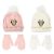 Disney Minnie Smile baba sapka + kesztyű szett 48-50 cm