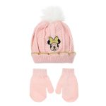 Disney Minnie Smile baba sapka + kesztyű szett 48-50 cm