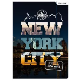 New York A/4 gumis mappa