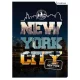 New York A/4 gumis mappa