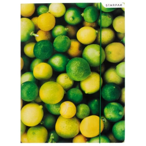 Lime A/4 gumis mappa