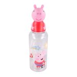Peppa malac 3D Cycle Figurine műanyag kulacs 560 ml