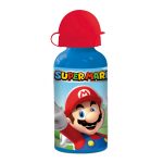 Super Mario Mushroom Kingdom alumínium kulacs ivókupakkal 400 ml