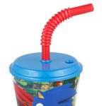 Sonic a sündisznó Adventure szívószálas pohár, műanyag 430 ml