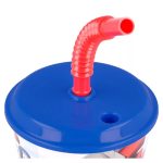 Bosszúállók szívószálas pohár, műanyag 430 ml