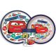 Disney Verdák Stickers Go csúszásmentes étkészlet, micro műanyag szett