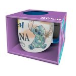 Disney Lilo és Stitch, A csillagkutya Ohana Elite porcelán bögre 380 ml (13 oz) Díszdobozban
